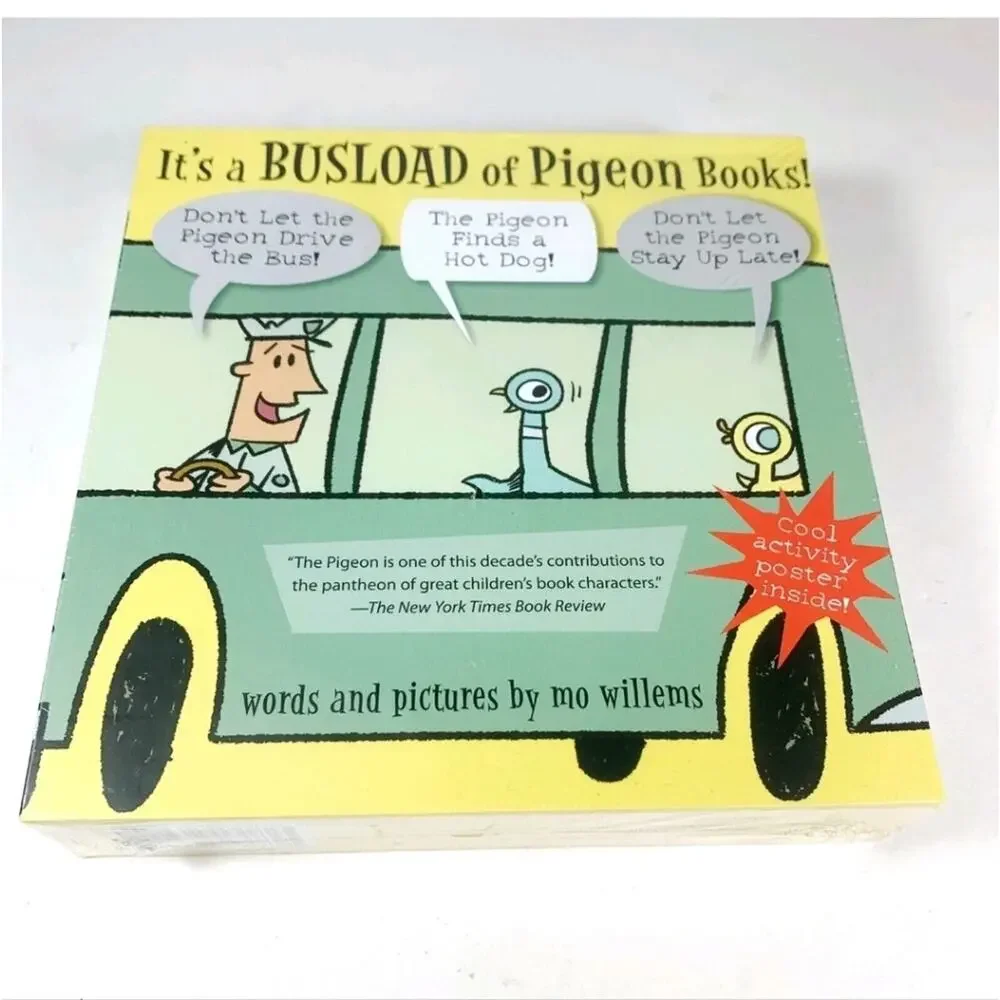 It's a Busload of Pigeon Books! by Mo Willems (English) Board Books Book